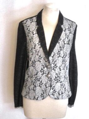 Save The Queen Vintage Embroidered Knit Jacket